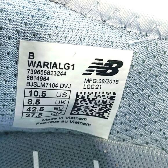 New Balance Fresh Foam Waria Light Porcelain Blue Running Shoes size 10.5 - Picture 10 of 10